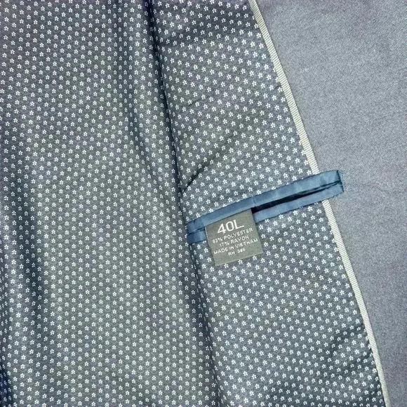 Madison Mens Modern Fit Suit Jacket Sport Coat   Blazer Size- 40L  Two Button - Picture 7 of 10